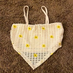 Sunflower crop top
